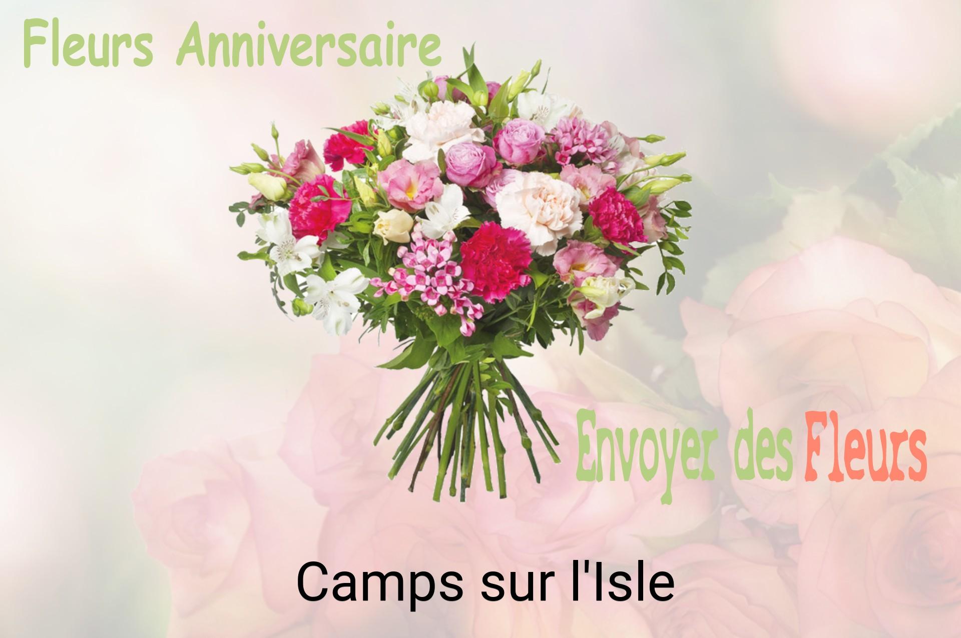 Bouquet de fleurs d’anniversaire livré à Camps-sur-l'Isle